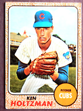 Ken Holtzman #60 Topps 1968 Baseball Card (Chicago Cubs) E