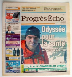JOURNAL PROGRÈS ÉCHO DU DIMANCHE 17 NOVEMBRE 2013 - Imagen 1 de 3