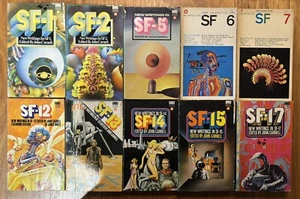 New Writings in SF Ten Editions Edited By John Carnell 1 2 5 6 7 12 13 14 15 17 - Picture 1 of 2