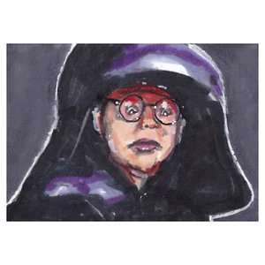 1 of 1 PSC Sketch Card Spaceballs Dark Helmet Original Art 2.5” x 3.5” - Picture 1 of 1
