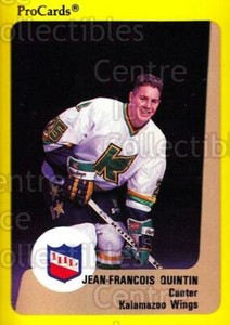 1989-90 ProCards IHL #97 Jean-Francois Quintin