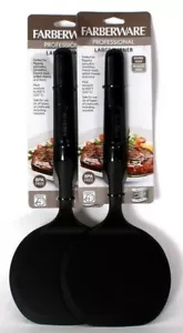 2 Count Farberware Professional Raised Head Black Large Turner - Picture 1 of 1