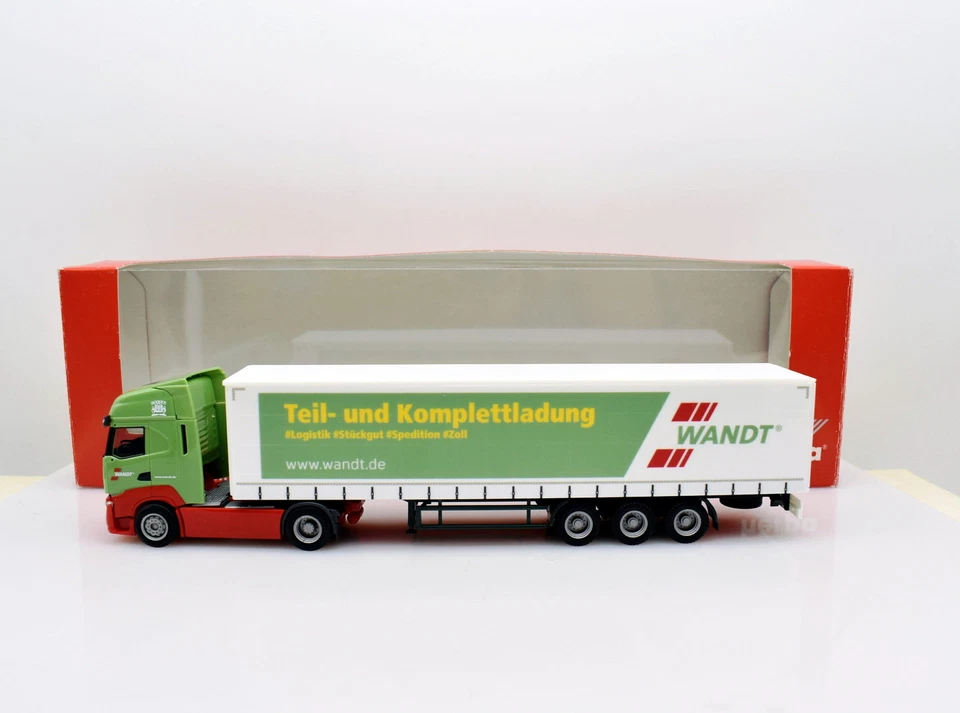 herpa modellino camion scala 1:87 iveco S way modellismo statico da collezione j - Immagine 1 di 4