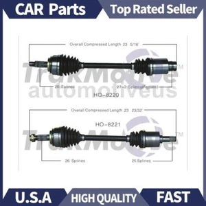 Front Left Front Right CV Axle Shaft 2X TrakMotive For Civic 2006-2011 - Picture 1 of 3