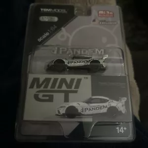 New Mini GT Toyota GR Supra Pandem V1.0 - Silver #175 Factory Sealed - Picture 1 of 16