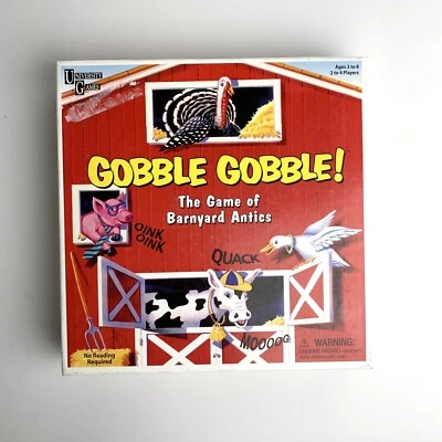 Gobble Gobble! The Game of Barnyard Antics University Games Complete Ages 3-8 - Image 1 of 4
