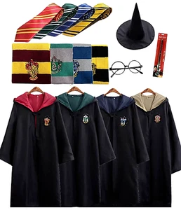 Bata de Harry Potter Capa de Hogwarts Disfraz de Halloween Bata Mágica Rendimiento - Imagen 1 de 33