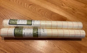 VTG Collins Aikman Grid Carefree Wallcoverings Wallpaper Double Roll x 2 NOS - Picture 1 of 8