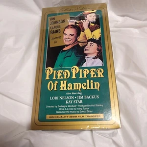 The Pied Piper of Hamelin Filmed 1957 VHS 1997 Collectors Edition Factory Sealed - Picture 1 of 5
