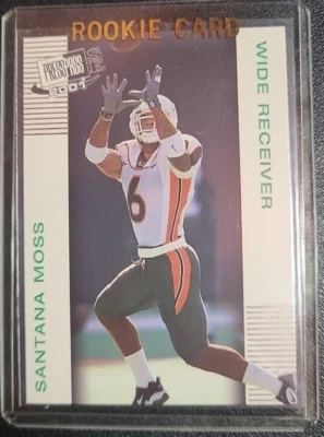 2001 Press Pass SE #24 Santana Moss RC - Image 1 of 2