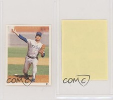 1990 Red Foley's Best Baseball Book Ever Stickers Nolan Ryan #81 HOF