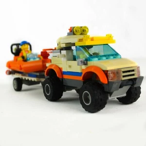 LEGO 60012 COAST GUARD 4x4 & TAUCHBOOT Stadt LKW 4x4 Floßanhänger - Bild 1 von 10