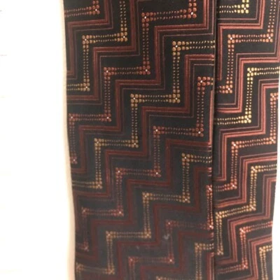 Галстук Van Huesen черное золото медь ~ отличное состояние б/у ~ - Изображение 1 из 4