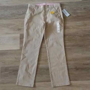 NWT Cat & Jack Youth Girls Beige School Uniform Pants Size 16 - Picture 1 of 10