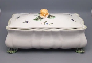 Princess House Exclusive Vintage Garden Ceramic Centerpiece Flower Frog Planter - Picture 1 of 12