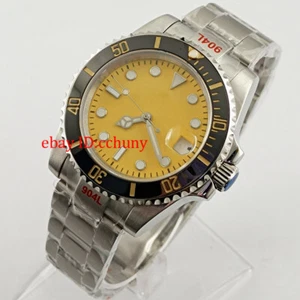 40mm BLIGER Reloj de zafiro amarillo estéril Japón NH35A reloj automático para hombres - Imagen 1 de 16