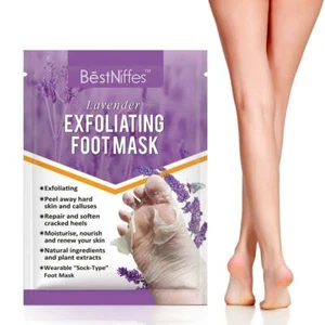 BestNiffes Lavender Exfoliating Peel Dead Skin Renewable Soft Foot Socks Mask - Picture 1 of 8