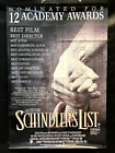 Schindler's List AU One-sheet Movie Poster 90s Spielberg epic war drama