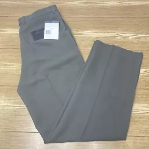 Pantalones De Vestir Para Hombre Claiborne De Oficina Rectos Con Frente Plano - Picture 1 of 23