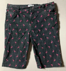 Preowned- The Childrens Place Graphic Denim Capris Girls (Size 12) - Picture 1 of 6