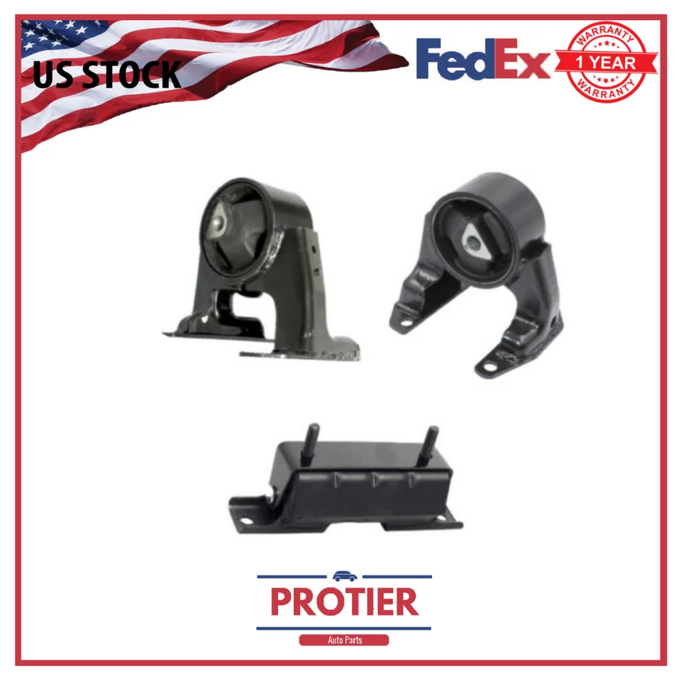 Juego de 3 piezas de montaje de motor y transmisión para Hummer H3 2006 3,5 L/07-10 Hummer H3 3,7 L Foto 1 de 4