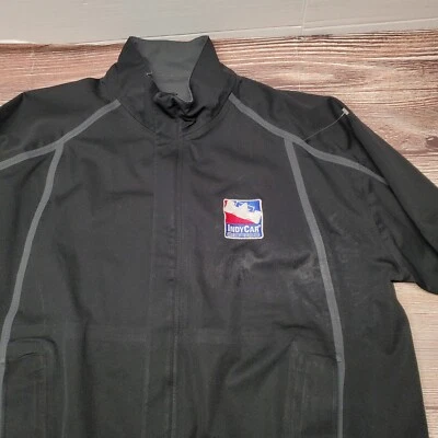 Chaqueta NIKE Fit Storm Indycar Series Racing Talla Mediana Logo Negra Lluvia Foto 1 de 4