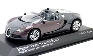 Minichamps 400 110830 - Bugatti EB 16.4 Veyron Grand Sport grigio - auto 1:43 - Foto 1 di 4