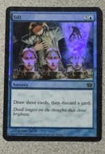 MTG MAGIC THE GATHERING SIFT 1X (FOIL) 9TH EDITION - COMMON - SORCERY - LP