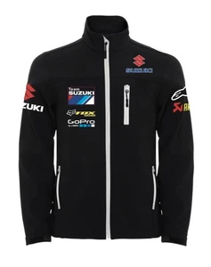 Softshell Chaqueta Suzuki Abrigo Cazadora Cortavientos moto con Forro Polar fox - Imagen 1 de 2