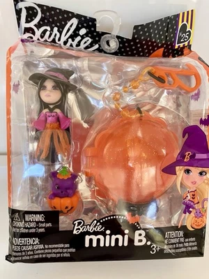Rare + Retired Barbie MINI B. Halloween Series #25 Witch Doll NIB - Image 1 of 4
