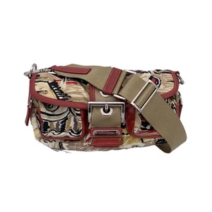 Authentic Prada Multicolored Tessuto Venice Buckle Shoulder Bag BR2604 - Picture 1 of 5