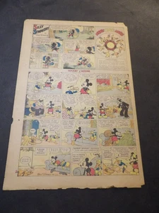 Mickey Mouse - Mar 3, 1935 - Tab-Size Sunday - Long-billed Donald Duck - Picture 1 of 2