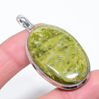 Unakit Edelstein handgefertigt ethnisch 925 Sterlingsilber Schmuck Anhänger... - Bild 1 von 4