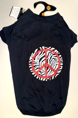 Zack & Zoey зебра мира знак собаки рубашка большой совершенно новый - Изображение 1 из 4