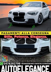 ✨ Splitter Vorne Schwarz Glänzend IN ABS für BMW Serie 1 F20 (2011–2015) ✨ - Bild 1 von 4