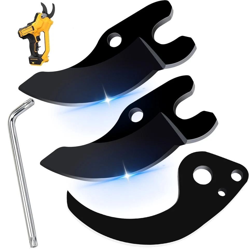 MUSCOVITE 2Pcs N920015 & 1Pcs Na044629 Cordless Pruning Shears Replacement Blades Compatib