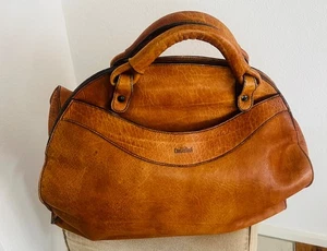 Goldpfeil Caracciola Leder Tasche Weekender Topp Zustand - Bild 1 von 9