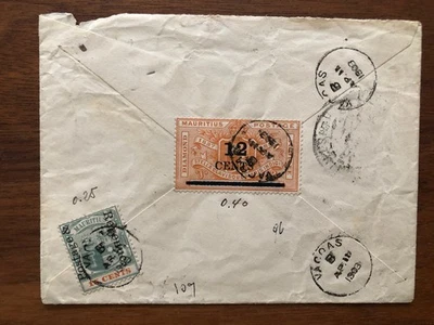 MAURICIO CUBIERTA ANTIGUA REGISTRADA EN FRANCIA 1903!! Foto 1 de 2