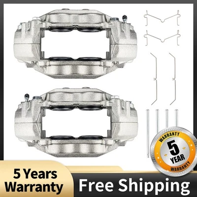 For Toyota Tundra 2007-2016 Toyota Sequoia 2008-2015 Front Brake Calipers Pair - Image 1 of 4