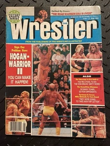 Vintage August 1990 The Wrestler Magazine, Hulk Hogan Ultimate Warrior WWF WCW - Bild 1 von 3