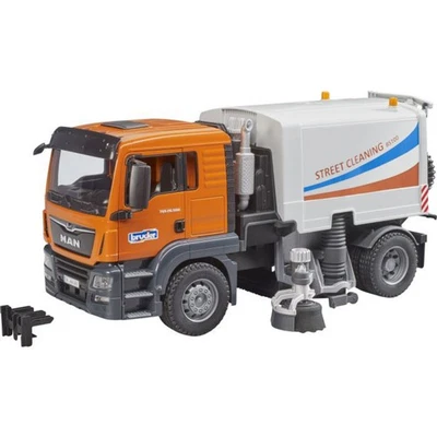 bruder   TGS LKW Straßenreinigung Fertigmodell Nutzfahrzeug Modell - Bild 1 von 2