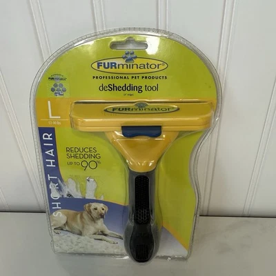 Herramienta FURminator deShedding con 4 bordes para perros grandes 51-90 lb pelo corto Foto 1 de 4