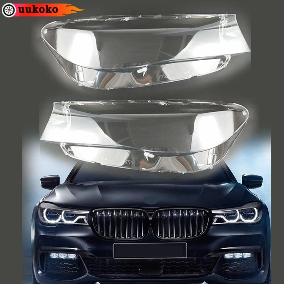 Car Headlight Lens Shell For BMW 7 series G11 G12 2016-2018 730Li 740Li 750Li - Image 1 of 4