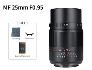 7Artisans 25mm F0.95 Micro Four Thirds Lens Olympus Panasonic UK Stock New - Picture 1 of 11