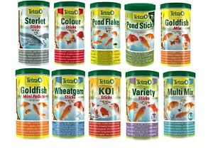 Tetra Pond Fischfutter Teich 1 Liter Sticks Mini Flakes Multimix Koi Variety etc - Bild 1 von 12