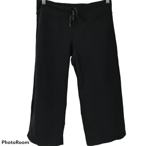 Lululemon Athletica Capri Pants Size 6 Stretch Drawstring Waist Yoga Sport - Picture 1 of 11