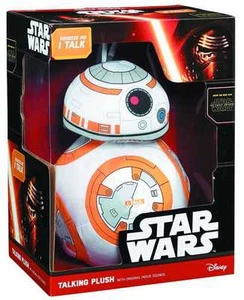 FELPA PARLANTE GRANDE 15" STAR WARS BB-8 TOTALMENTE NUEVO EN CAJA DISNEY THE FORCE DESPIERTA - Imagen 1 de 1