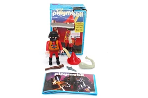 Nicht mehr im Handel erhältlich 1993 Playmobil 3633 Autobahnräuber/Autobahnmann mit Handbuch (beschädigte Box) - Bild 1 von 3