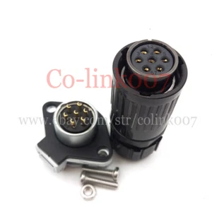 IP67 7pin Waterproof Connectors,Industrial Electric Aviation Auto Power Plug 15A - Picture 1 of 7