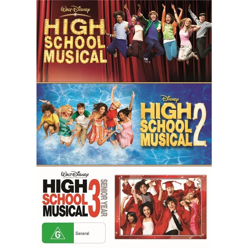 High School Musical  1/2/3 (DVD, 2018, 3-Disc Set) - image 1 of 1